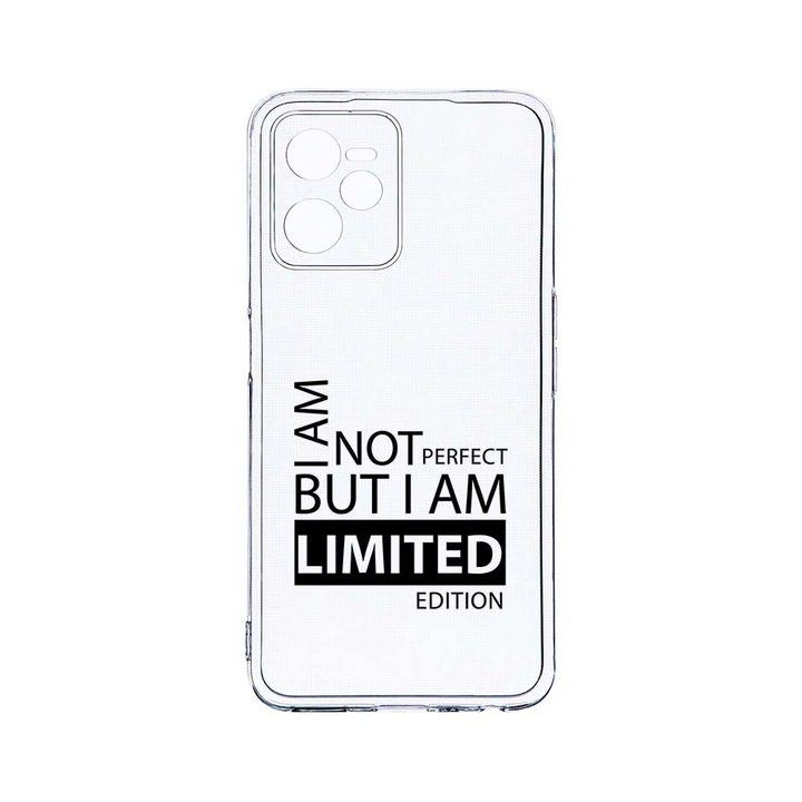 Силиконов калъф BestCase за Realme Narzo 50A Prime / C35, Limited Edition, Camera Protection, Clear Silicon 2MM, T 59