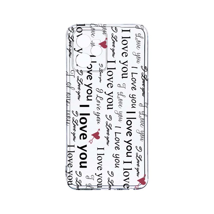 Силиконов калъф BestCase за Realme Narzo 50A Prime / C35, Love me, Camera Protection, Clear Silicon 2MM, T 40