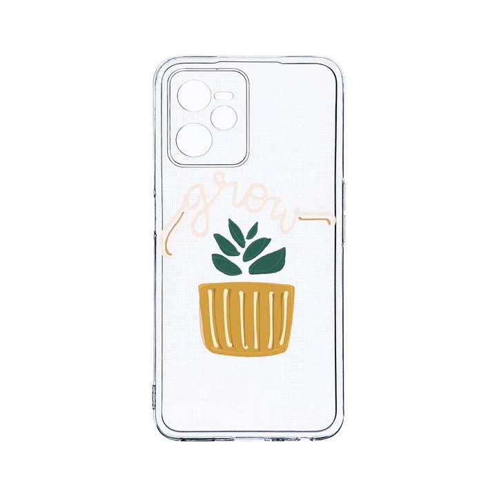 Силиконов калъф BestCase за Realme Narzo 50A Prime / C35, Grow, Camera Protection, Clear Silicon 2MM, T 490