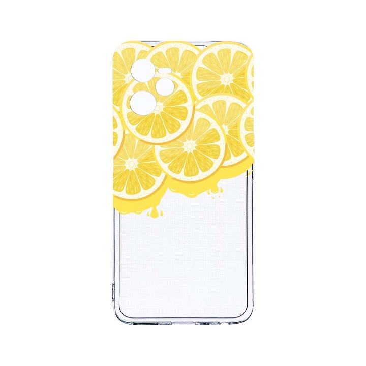 Силиконов калъф BestCase за Realme Narzo 50A Prime / C35, Lemon, Camera Protection, Clear Silicon 2MM, T 58