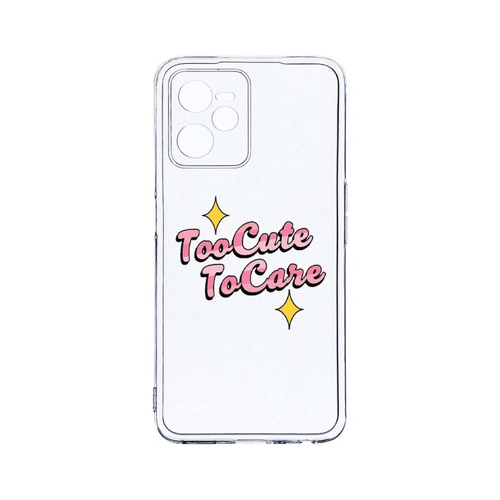 Силиконов калъф BestCase за Realme Narzo 50A Prime / C35, Too Cute, Camera Protection, Clear Silicon 2MM, T 488
