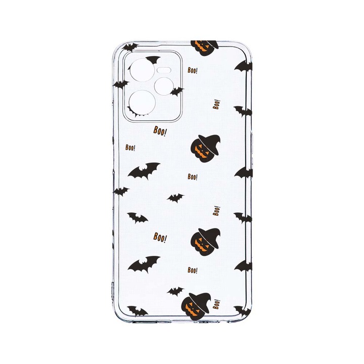 Силиконов калъф BestCase за Realme Narzo 50A Prime / C35, Halloween, Camera Protection, Clear Silicon 2MM, T 156
