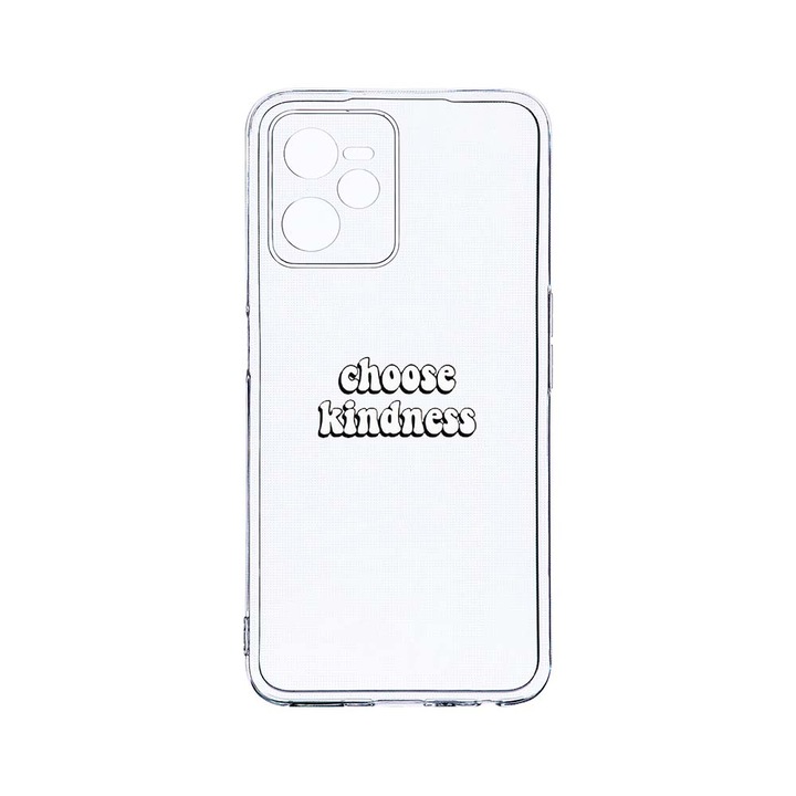 Силиконов калъф BestCase за Realme Narzo 50A Prime / C35, Choose Kidness, Camera Protection, Clear Silicon 2MM, T 478