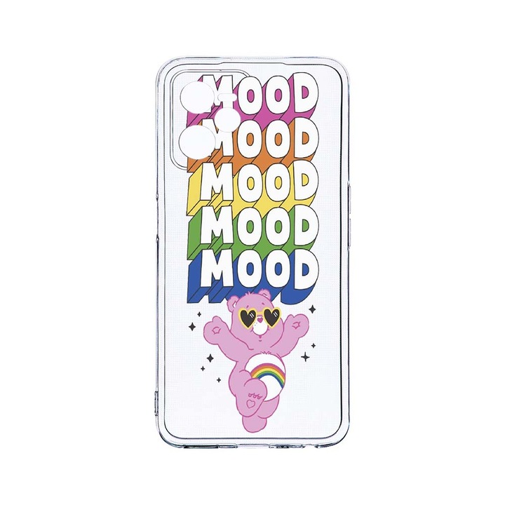 Силиконов калъф BestCase за Realme Narzo 50A Prime / C35, Mood - Pink Bear, Camera Protection, Clear Silicon 2MM, T 599