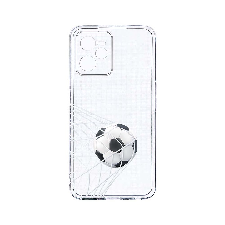 Силиконов калъф BestCase за Realme Narzo 50A Prime / C35, Football - Goooaaall, Camera Protection, Clear Silicon 2MM, T 775