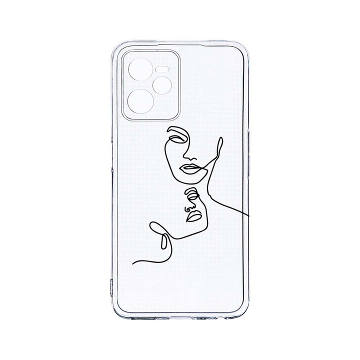 Силиконов калъф BestCase за Realme Narzo 50A Prime / C35, Mother Love, Camera Protection, Clear Silicon 2MM, T 741