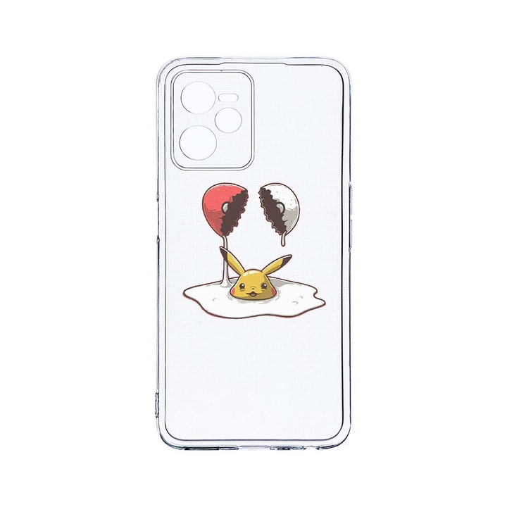 Силиконов калъф BestCase за Realme Narzo 50A Prime / C35, Meme, Camera Protection, Clear Silicon 2MM, T 656