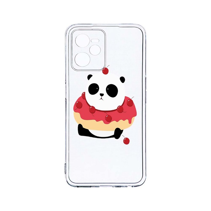 Силиконов калъф BestCase за Realme Narzo 50A Prime / C35, Sweet Panda, Camera Protection, Clear Silicon 2MM, T 585