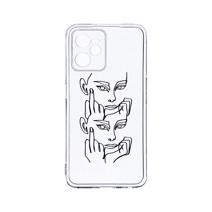 Силиконов калъф BestCase за Realme Narzo 50A Prime / C35, FU, Camera Protection, Clear Silicon 2MM, T 742