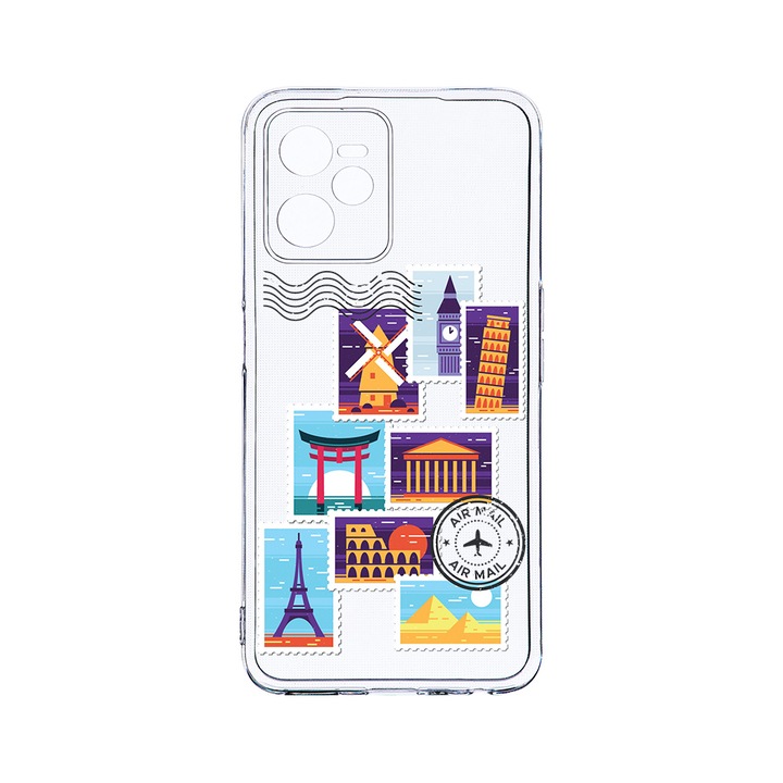 Силиконов калъф BestCase за Realme Narzo 50A Prime / C35, Mail on the way, Camera Protection, Clear Silicon 2MM, T 979