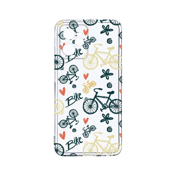 Силиконов калъф BestCase за Realme Narzo 50A Prime / C35, Bike Love, Camera Protection, Clear Silicon 2MM, T 781