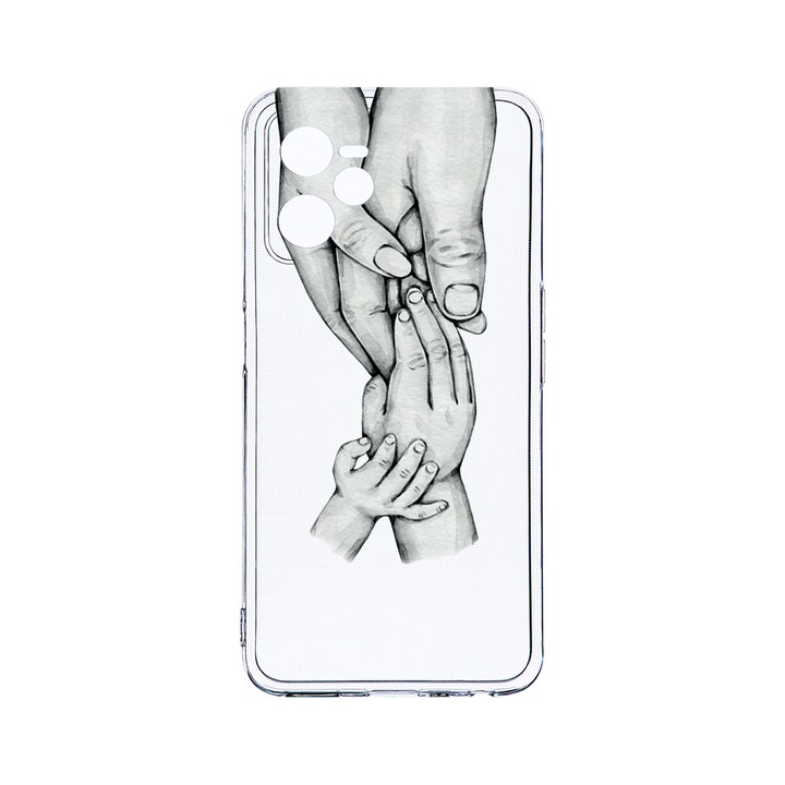 Силиконов калъф BestCase за Realme Narzo 50A Prime / C35, Family, Camera Protection, Clear Silicon 2MM, T 959