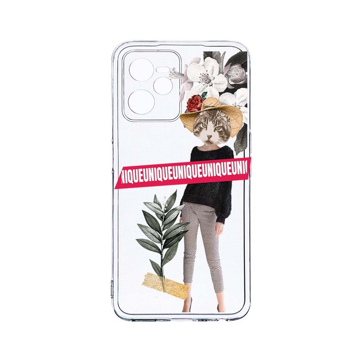 Силиконов калъф BestCase за Realme Narzo 50A Prime / C35, I'm Unique, Camera Protection, Clear Silicon 2MM, T 912