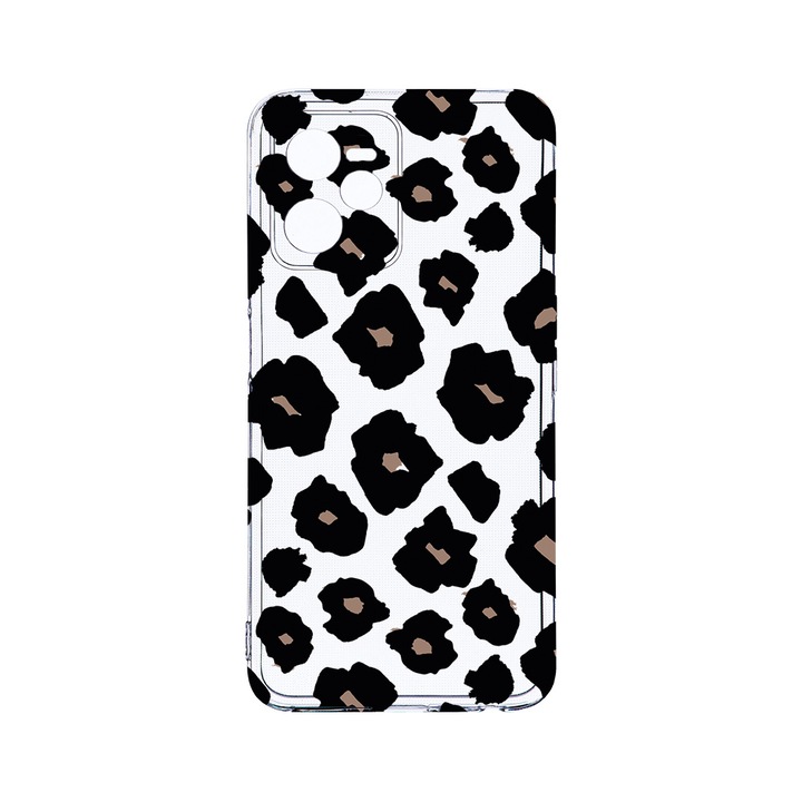 Силиконов калъф BestCase за Realme Narzo 50A Prime / C35, Leopard Pattern, Camera Protection, Clear Silicon 2MM, T 1037