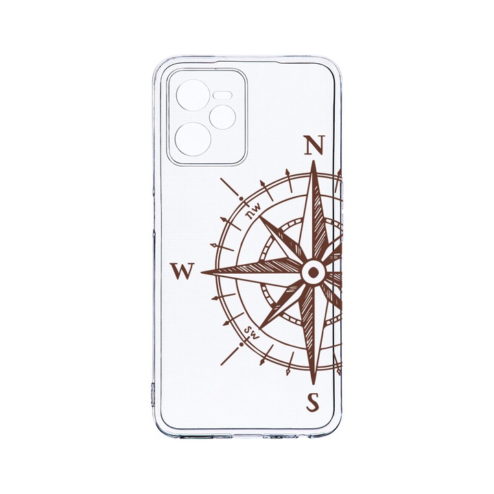 Силиконов калъф BestCase за Realme Narzo 50A Prime / C35, Compass, Camera Protection, Clear Silicon 2MM, T 971