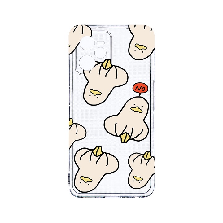 Силиконов калъф BestCase за Realme Narzo 50A Prime / C35, Duck Pattern, Camera Protection, Clear Silicon 2MM, T 1015