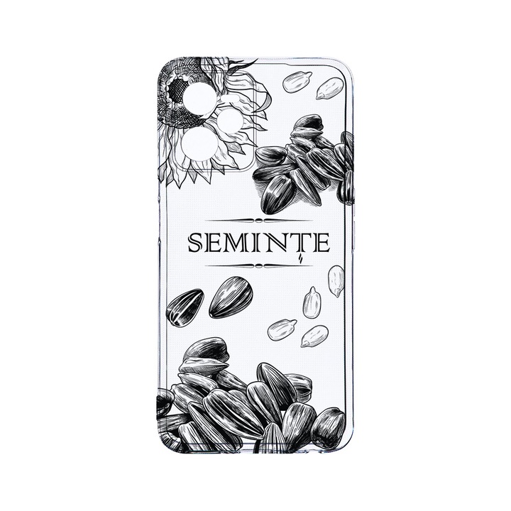 Силиконов калъф BestCase за Realme Narzo 50A Prime / C35, Seminte, Camera Protection, Clear Silicon 2MM, T 1068