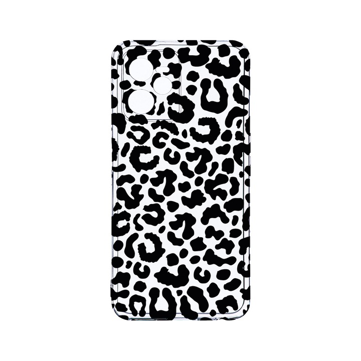 Силиконов калъф BestCase за Realme Narzo 50A Prime / C35, Leopard, Camera Protection, Clear Silicon 2MM, T 1057