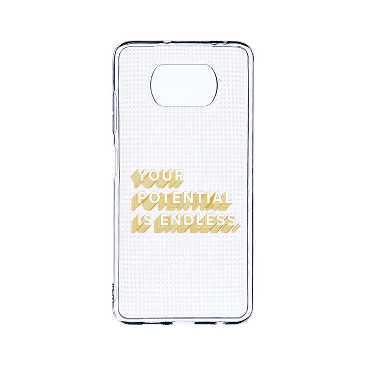 Husa BestCase® Clear Silicon 2MM, Compatibila Cu Xiaomi Poco X3 Pro / Poco X3, Endless, Antisoc, Protectie Camera, Margini ridicate pentru protectia ecranului, T 484