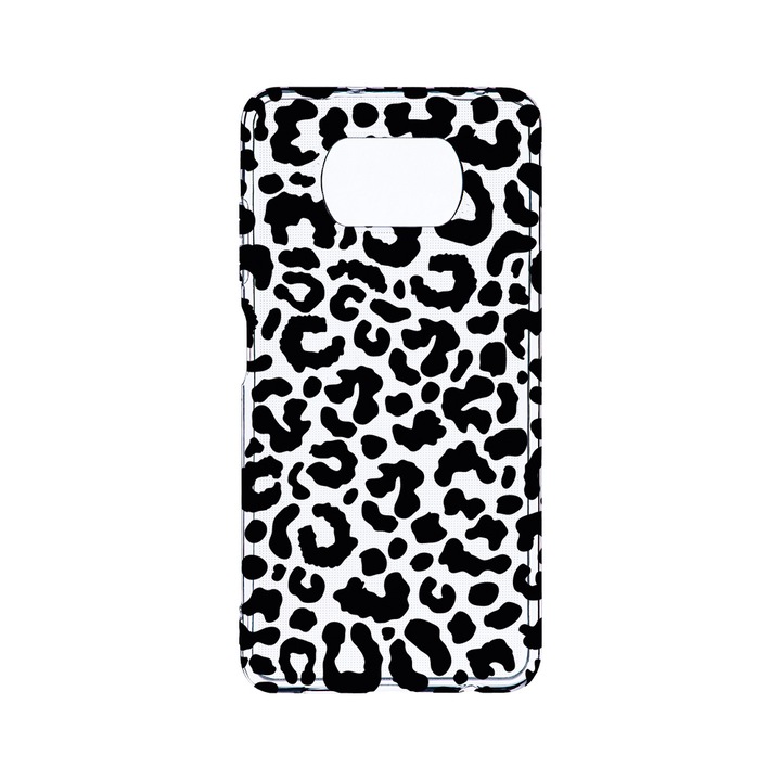 Husa BestCase® Clear Silicon 2MM, Compatibila Cu Xiaomi Poco X3 Pro / Poco X3, Leopard, Antisoc, Protectie Camera, Margini ridicate pentru protectia ecranului, T 1057