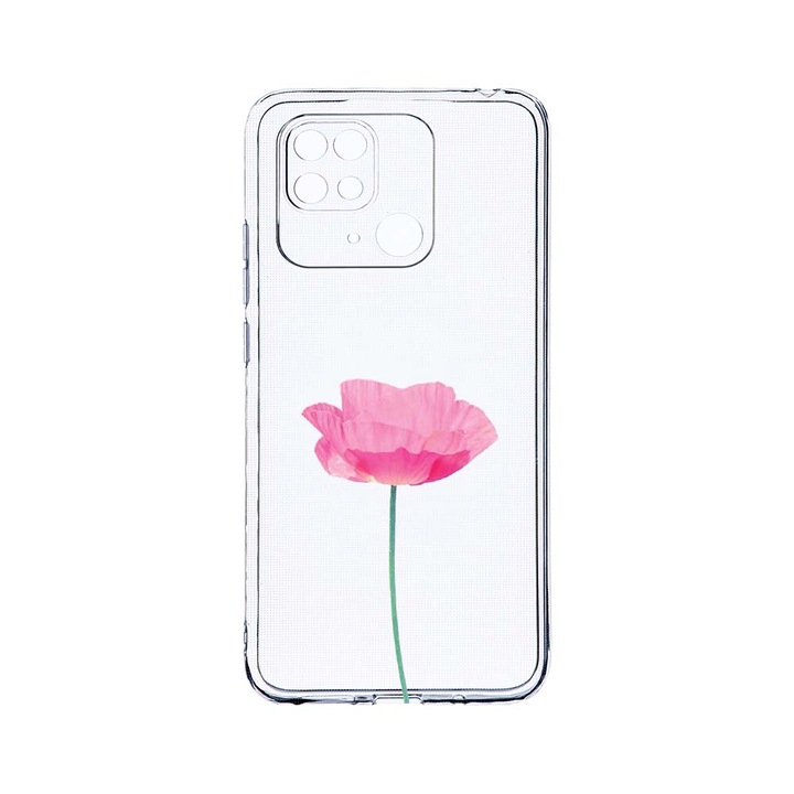 BestCase 2MM Clear Szilikon telefontok, Xiaomi Redmi 10C, Rose - Pastel Pink, Kamera védelem, strapabíró, T 693