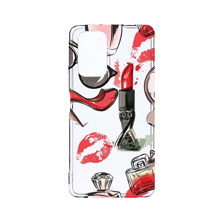 Husa BestCase® Прозрачен силикон 2MM, съвместим с Motorola Moto G24, моден, противоударен, защита на камерата, повдигнати ръбове за защита на екрана, T 54