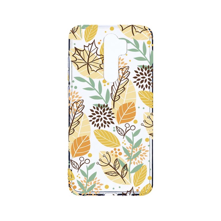 Husa BestCase® Clear Silicon 2MM, Compatibila Cu Xiaomi Redmi Note 8 Pro, Autumn, Antisoc, Protectie Camera, Margini ridicate pentru protectia ecranului, T 109