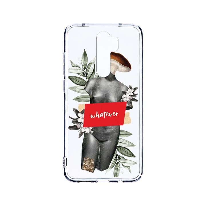 Husa BestCase® Clear Silicon 2MM, Compatibila Cu Xiaomi Redmi Note 8 Pro, Whatever, Antisoc, Protectie Camera, Margini ridicate pentru protectia ecranului, T 913