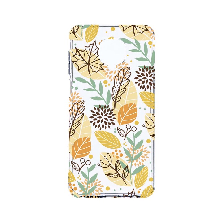 Husa BestCase® Clear Silicon 2MM, Compatibila Cu Xiaomi Redmi Note 9 Pro / Redmi Note 9 Pro Max, Autumn, Antisoc, Protectie Camera, Margini ridicate pentru protectia ecranului, T 109