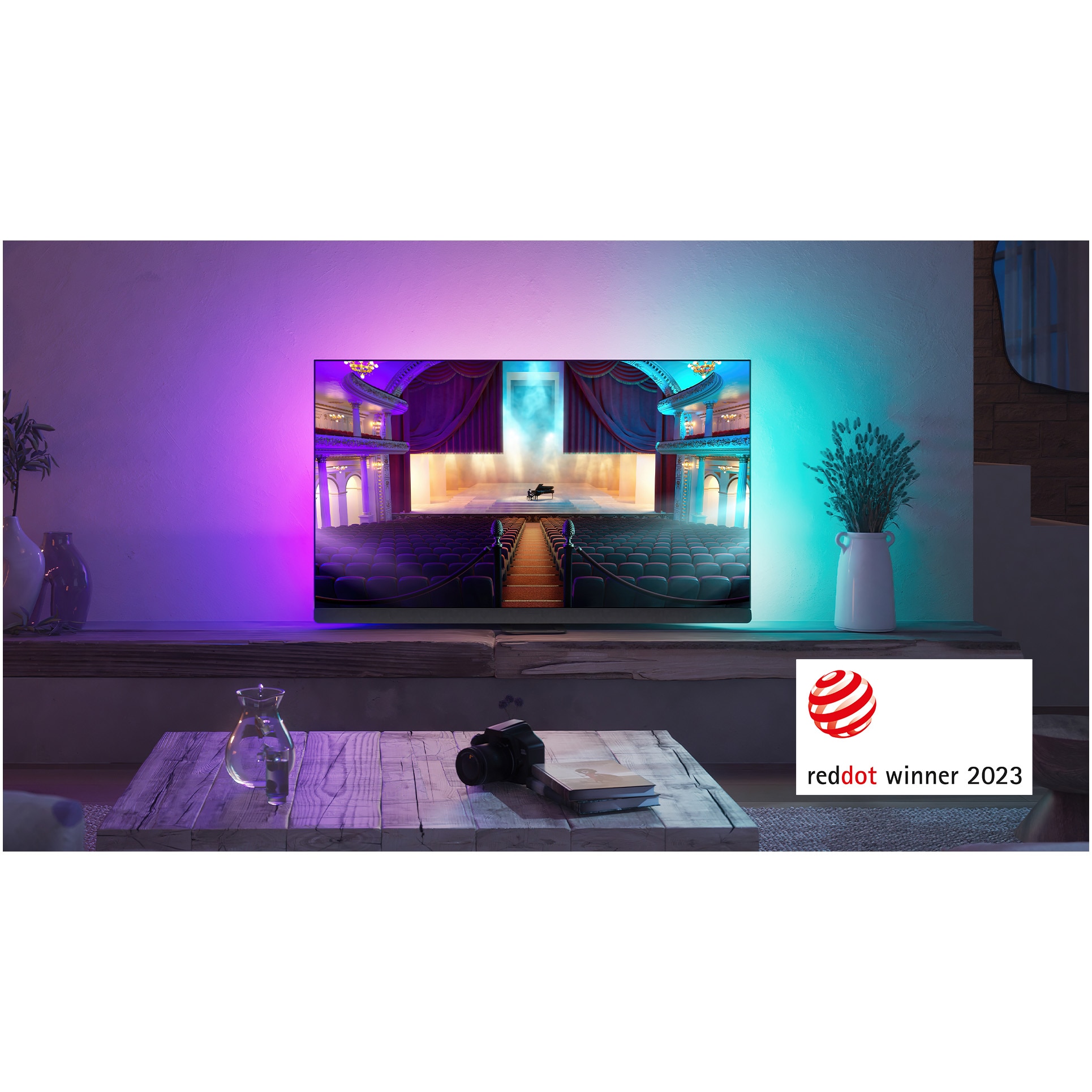 Philips 55OLED908 UHD G-Sync 120Hz Freesync, Enhanced, VRR, Vision&Atmos, Ambilight 4K OLED HDR10+, IMAX 139cm Dolby Google TV Bowers&Wilkins, 55