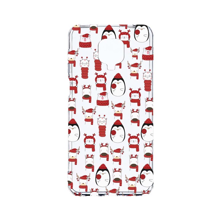 Husa BestCase® Clear Silicon 2MM, Compatibila Cu Xiaomi Redmi Note 9S, Winter Feelings, Antisoc, Protectie Camera, Margini ridicate pentru protectia ecranului, T 166
