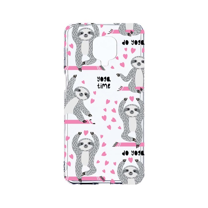 Husa BestCase® Clear Silicon 2MM, Compatibila Cu Xiaomi Redmi Note 9 Pro / Redmi Note 9 Pro Max, Yoga Time, Antisoc, Protectie Camera, Margini ridicate pentru protectia ecranului, T 780