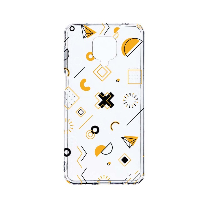 Husa BestCase® Clear Silicon 2MM, Compatibila Cu Xiaomi Redmi Note 9S, Symbols, Antisoc, Protectie Camera, Margini ridicate pentru protectia ecranului, T 763