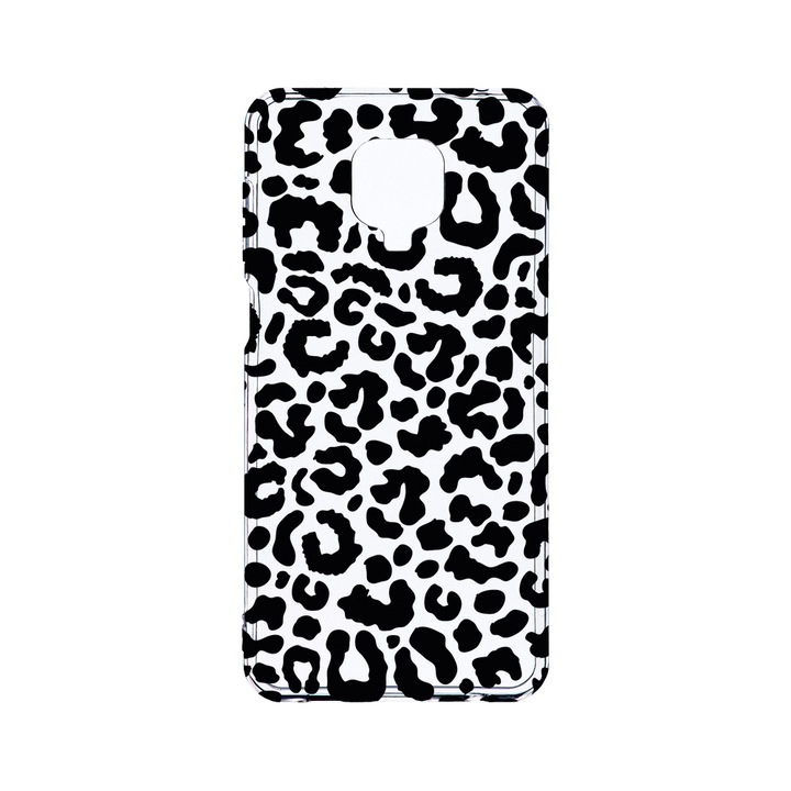 Husa BestCase® Clear Silicon 2MM, Compatibila Cu Xiaomi Redmi Note 9S, Leopard, Antisoc, Protectie Camera, Margini ridicate pentru protectia ecranului, T 1057