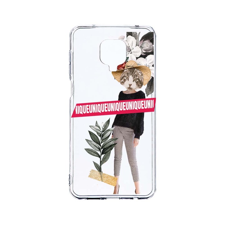 Husa BestCase® Clear Silicon 2MM, Compatibila Cu Xiaomi Redmi Note 9 Pro / Redmi Note 9 Pro Max, I'm Unique, Antisoc, Protectie Camera, Margini ridicate pentru protectia ecranului, T 912