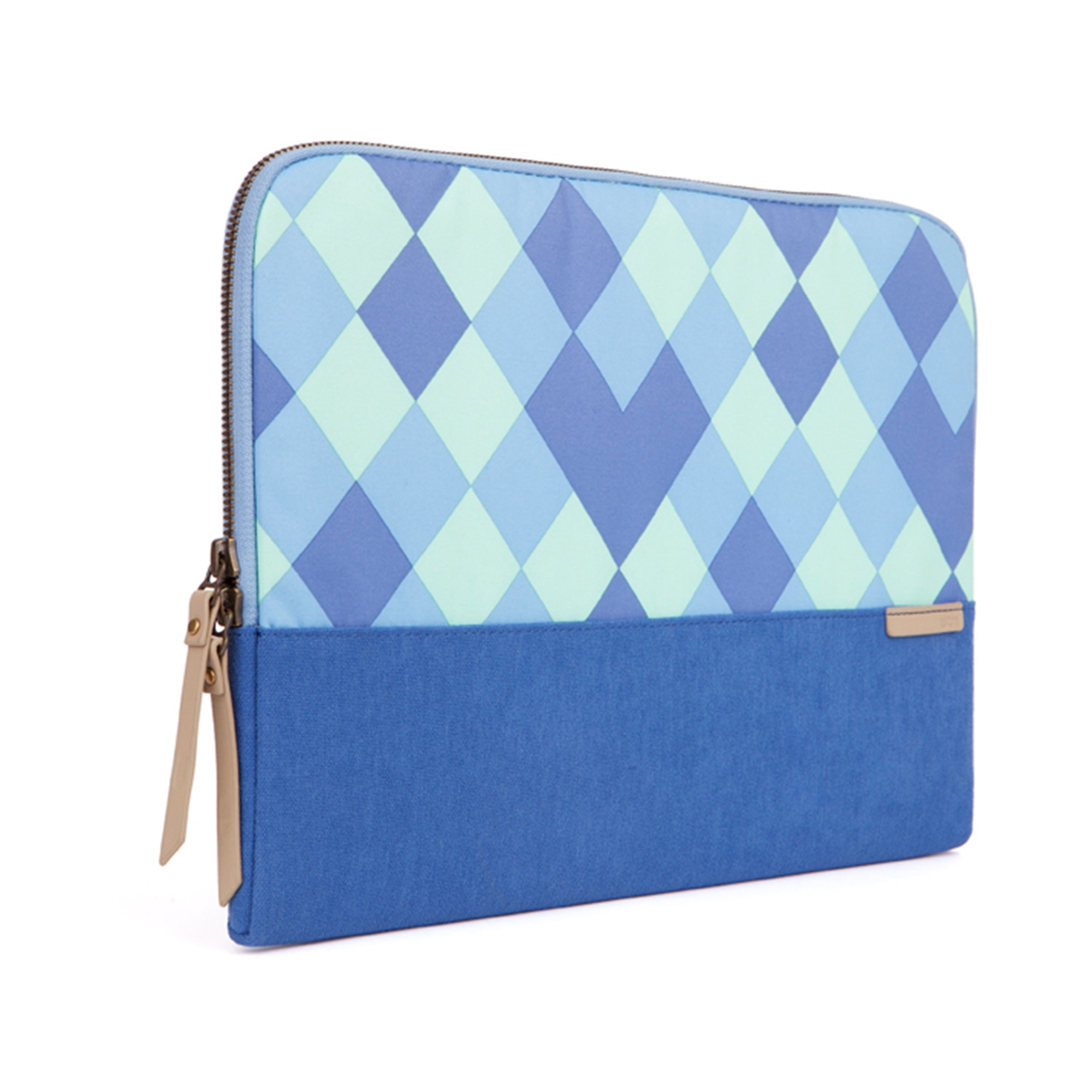 Husa sleeve STM Grace pentru laptop 11" /MacBook Air 11", Blue Diamonds