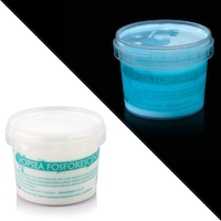 Vopsea glow in the dark, ProCart, fosforescenta, luminescenta, transparenta care lumineaza turcoaz, 30 ml