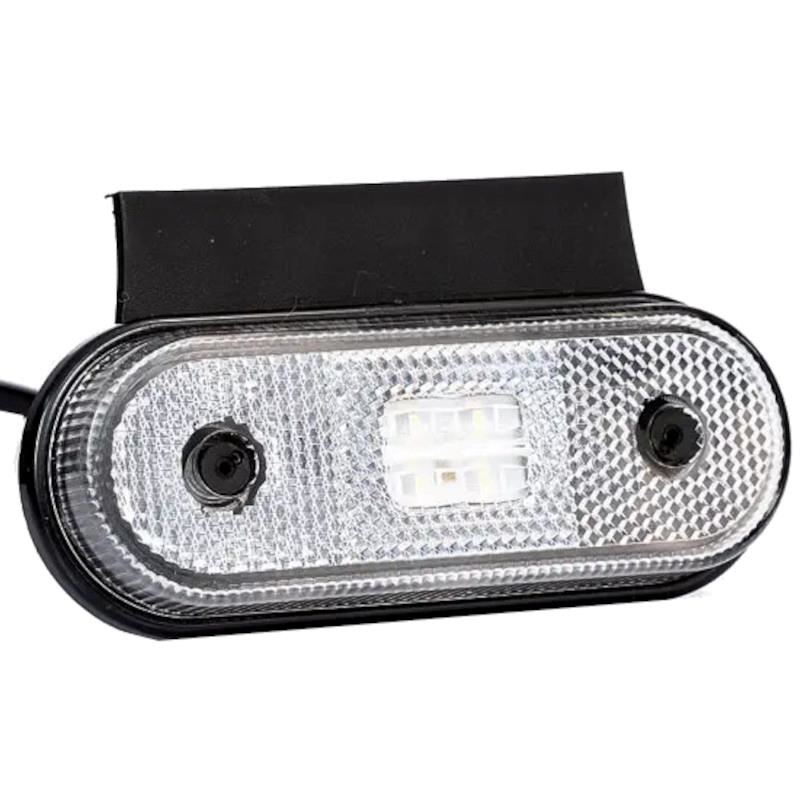 Lampa gabarit 118x46, LED, alba, cu suport, 12-36V, FT-020-B+K Fristom