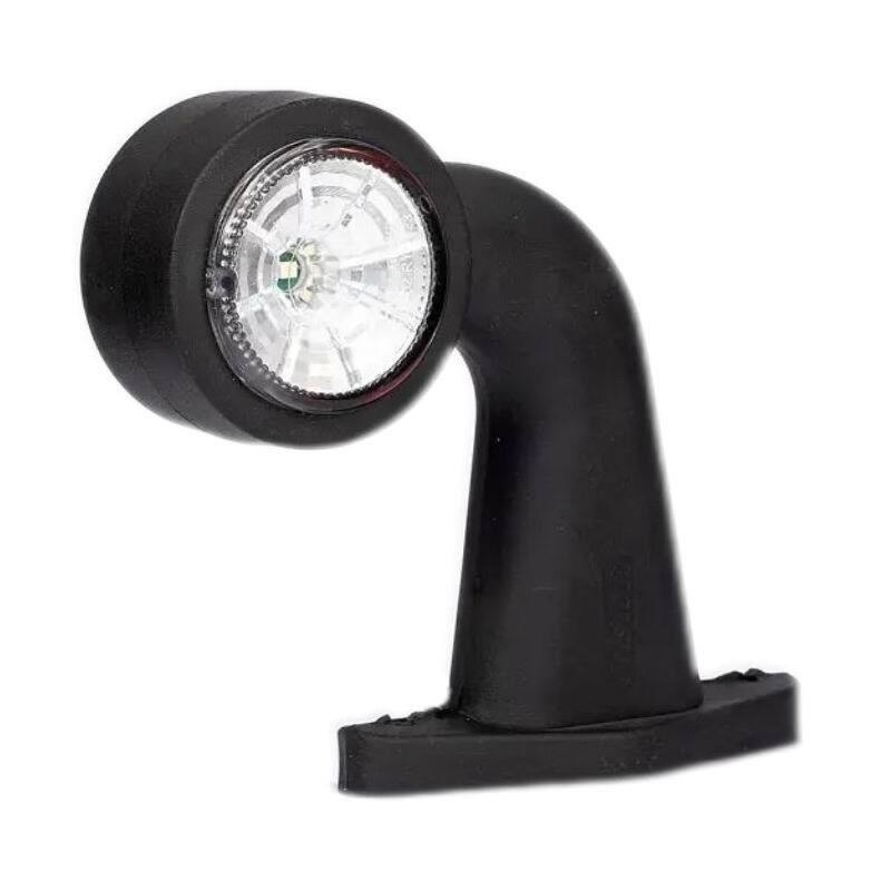 Lampa gabarit cu brat cu cot 90°, 130mm, LED, alb-rosie, 12-36V, FT-009-D Fristom