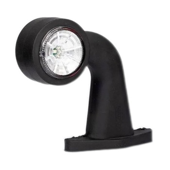 Lampa gabarit cu brat cu cot 90°, 130mm, LED, alb-rosie, 12-36V, FT-009-D Fristom Lampa gabarit cu brat cu cot 90°, 130mm, LED, alb-rosie, 12-36V, FT-009-D Fristom