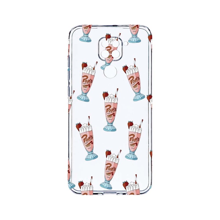 Husa BestCase® Clear Silicon 2MM, Compatibila Cu Xiaomi Redmi Note 9, Shake, Antisoc, Protectie Camera, Margini ridicate pentru protectia ecranului, T 609