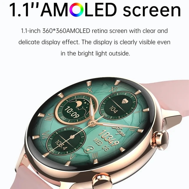 Ceas Smartwatch Live On Watch IdealStore, Ecran AMOLED HD 1.1 inch ...