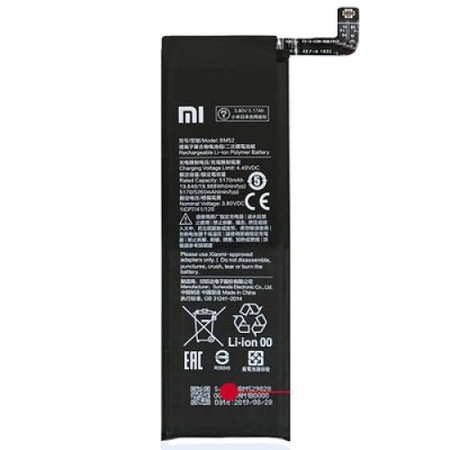 Batteria Per Xiaomi Mi Note 10 / 10 Pro / 10 Lite &ndash; BM52 &ndash; 5260 MAh &ndash; Qualit&agrave; Pari Originale