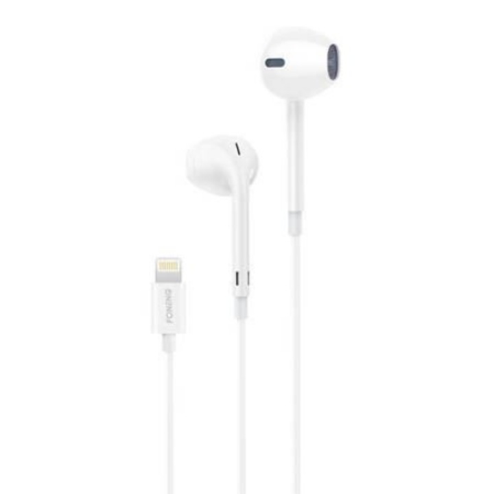 Foneng T28 Lightning fülhallgató fehér (T28 iPhone / White)