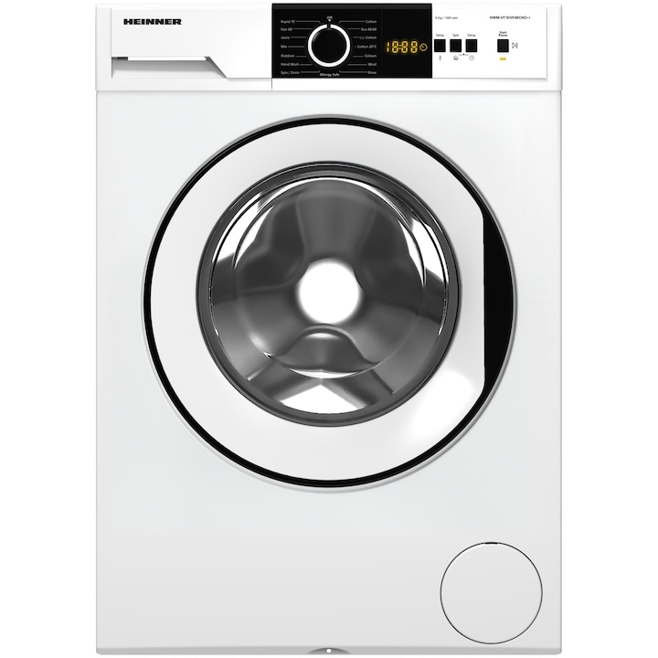 Пералня Heinner Slim HWM-VT1610SMCHD++, 6 кг, 1000 об/мин, Бял