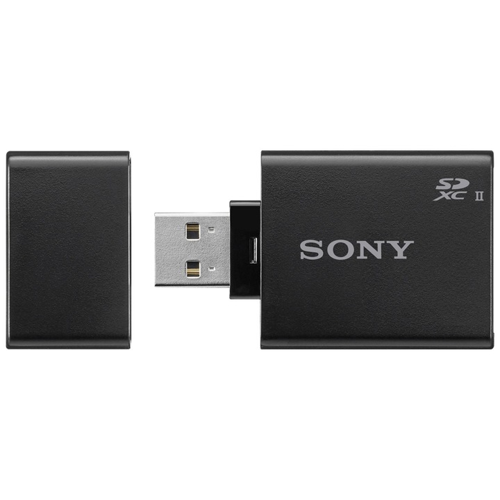 Card reader Sony pentru carduri SD/SDHC/SDXC, UHS-II, conectare la PC via USB 3.0