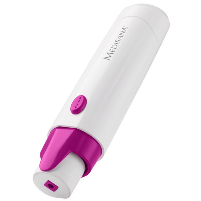 Dispozitiv pentru pilirea unghiilor Medisana NP 860 85160, 2 nivele de viteza, 2 role de lustruire, Alb/Roz