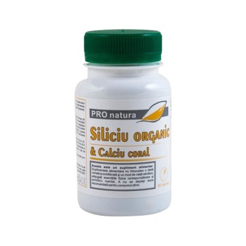 Siliciu Organic & Calciu Coral x 60 capsule Siliciu Organic & Calciu Coral x 60 capsule
