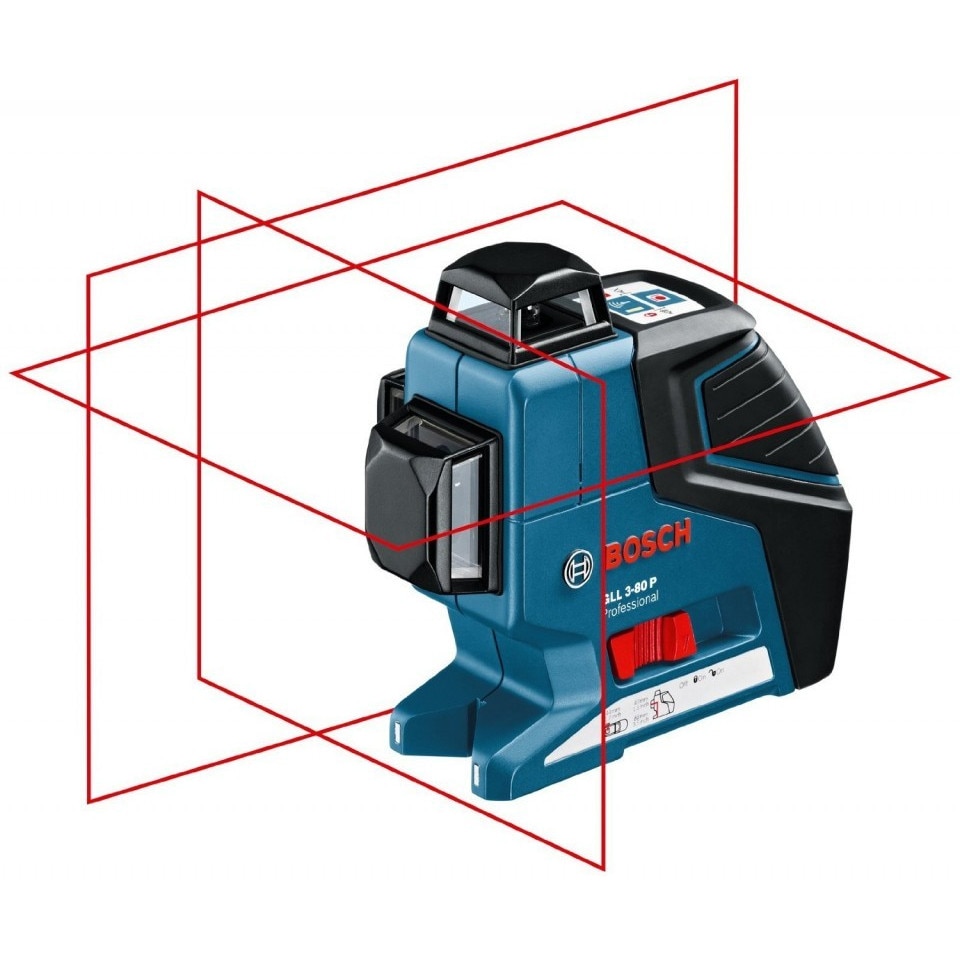 laser cu Bosch GLL 3-80 P, domeniu de lucru m -