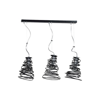 Lustra 3 brate EMIBIG TWIST Black 304/3 Lustra 3 brate EMIBIG TWIST Black 304/3